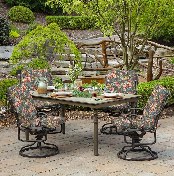 Arden Outdoor Dining Chair Cushion, 20 in x 20 in, Weather-Proof, Rain-Proof - Image 4