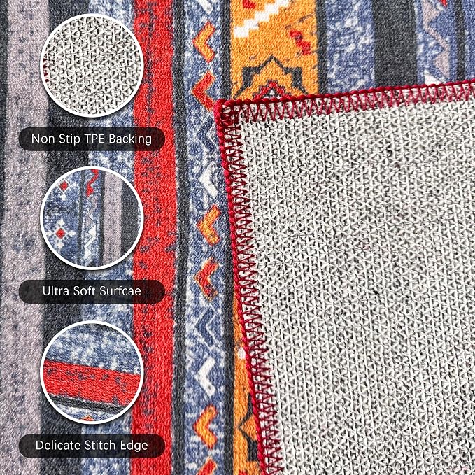 RUGSURE Washable Area Rugs 3' x 5 ' - Image 6