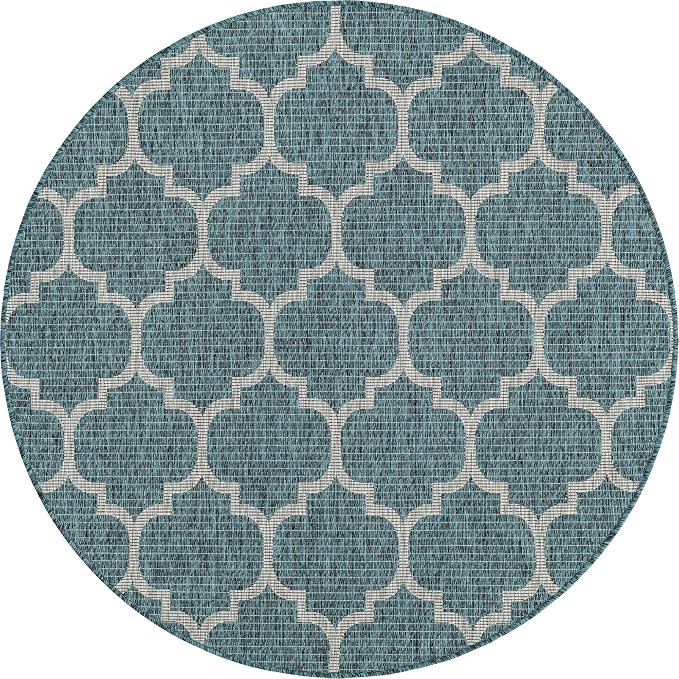Unique Loom Outdoor Trellis Collection Area Rug - Image 3