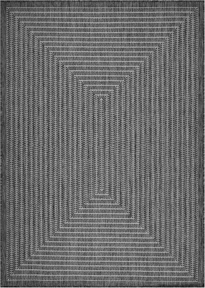 Adiva Rugs Outdoor Indoor Area Rug, Weather Resistant, Stain Resistant Floor Mat - Image 3