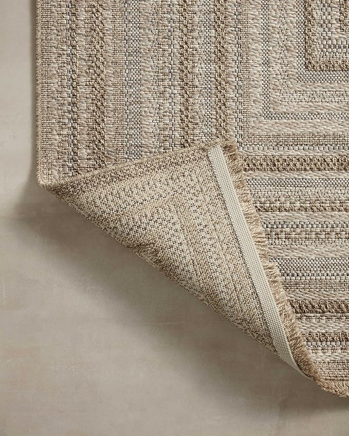 Loloi Dawn Collection Indoor/Outdoor DAW-01 7'-8" x 7'-8" Round Area Rug - Image 7