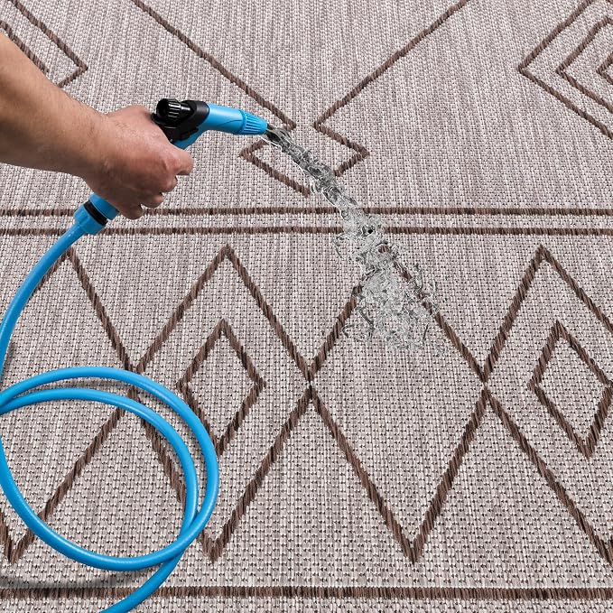 Keen Home Design Terrace Outdoor Runner Rug - Image 5