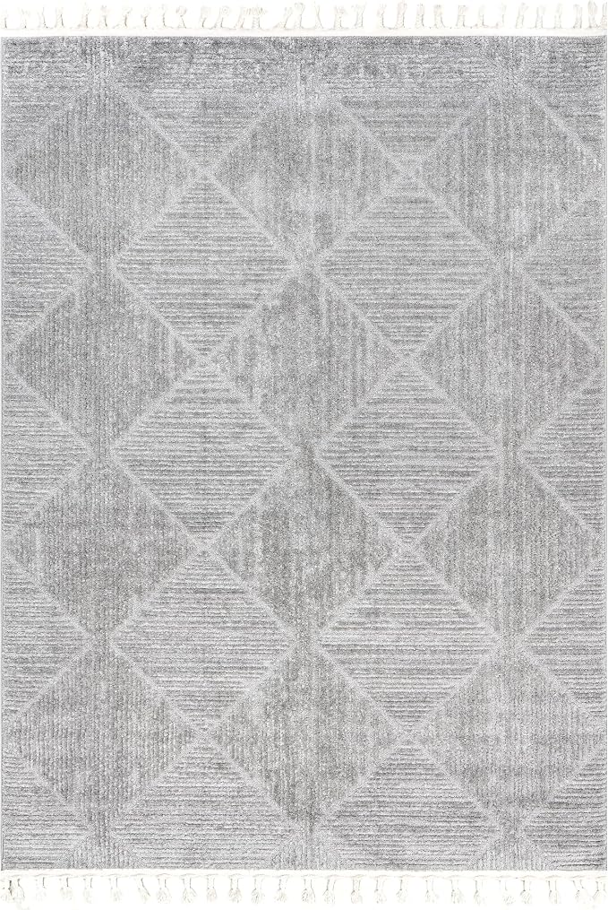nuLOOM Kerry Light Grey, Soft and Cozy, High Traffic, Stain Resistant, Easy - Image 6