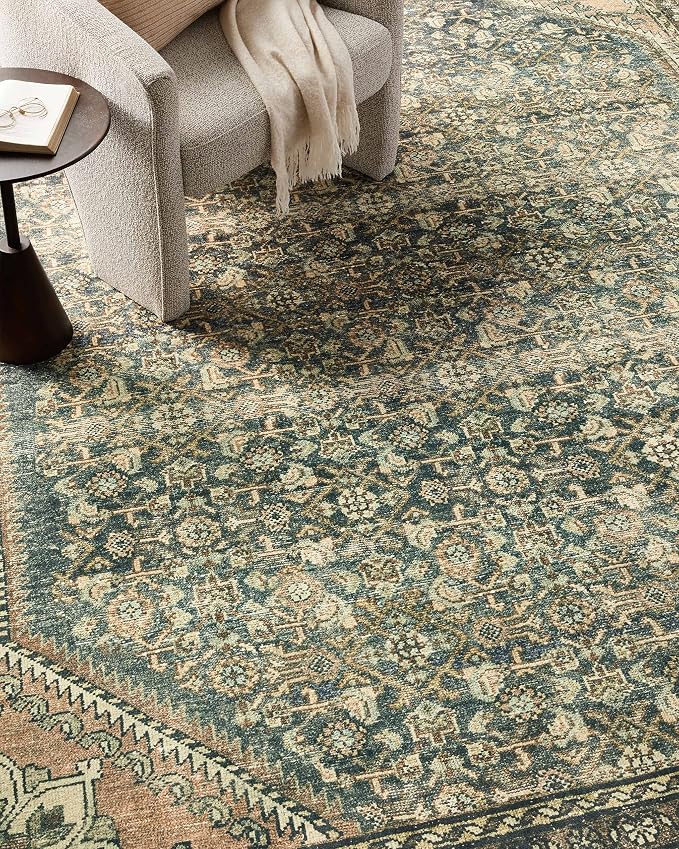 Loloi Magnolia Home by Joanna Gaines Banks Collection BAN-02 Denim/Clay 2'-3" x - Image 8