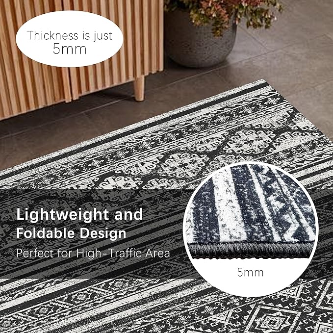 RUGSURE Washable Area Rugs 5' x 7' - Image 5