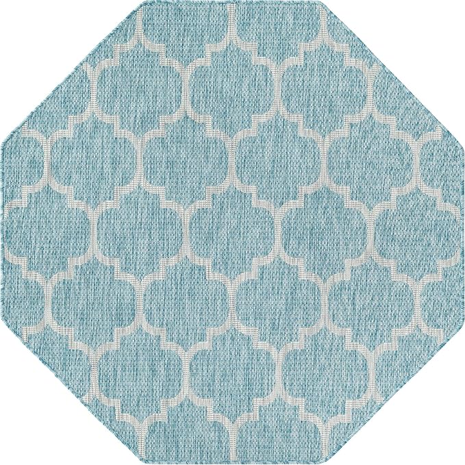 Unique Loom Outdoor Trellis Collection Area Rug - Image 2