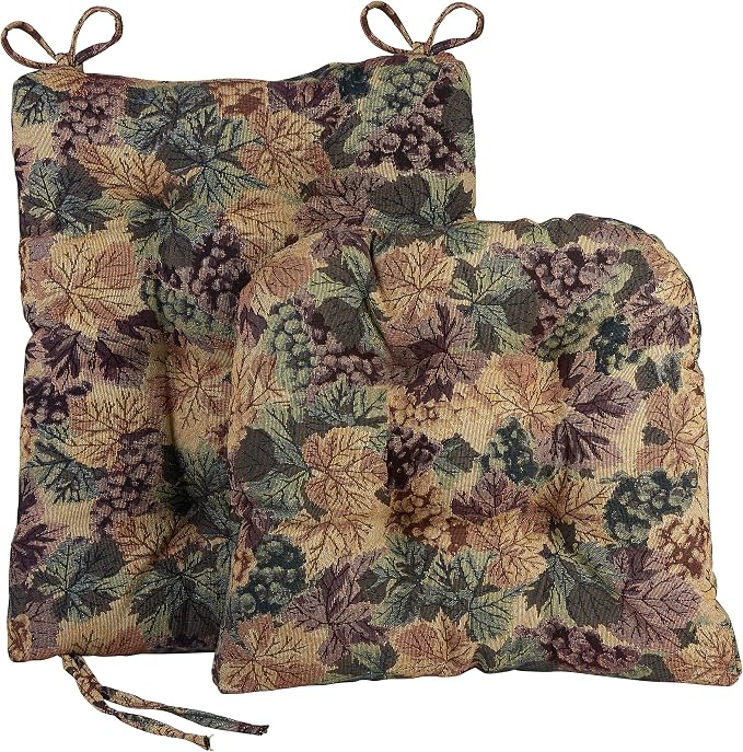 Klear Vu Omega Non-Slip Rocking Chair Cushion Set, Assembled in USA, Thick by KlearVUHomeTextiles