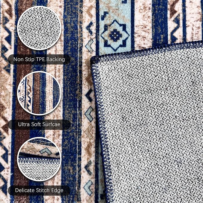 RUGSURE Washable Area Rugs 5' x 7' - Image 6