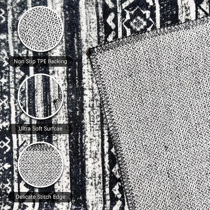 RUGSURE Washable Area Rugs 4' x 6' - Image 6