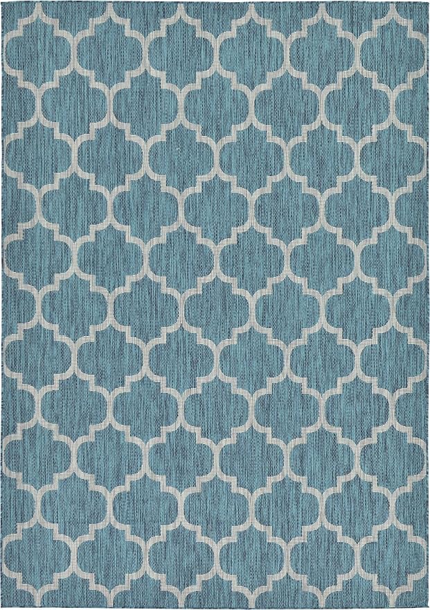 Unique Loom Outdoor Trellis Collection Area Rug - Image 3