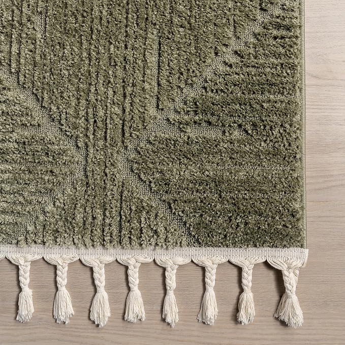 nuLOOM Kerry Green, Soft and Cozy, High Traffic, Stain Resistant, Easy Clean - Image 4