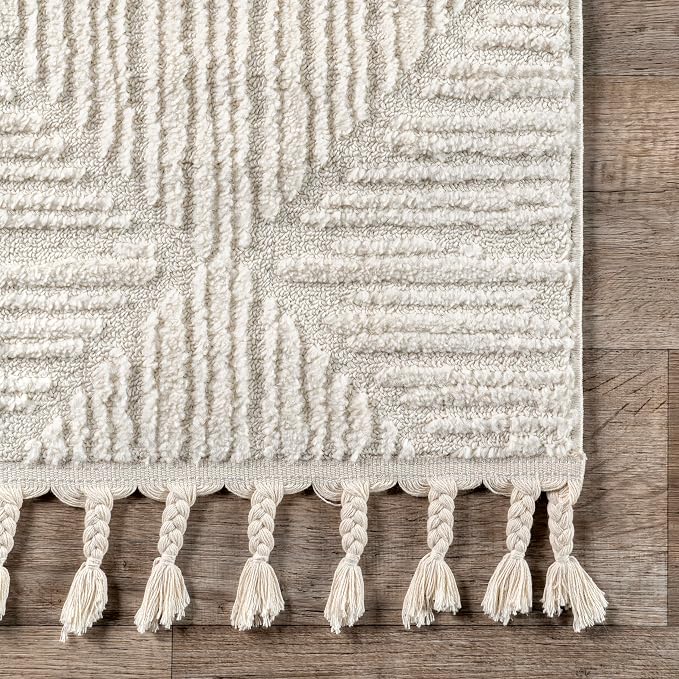 nuLOOM Kerry Cream, Soft and Cozy, High Traffic, Stain Resistant, Easy Clean - Image 9