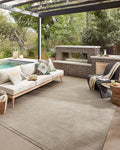 Loloi Dawn Collection Indoor/Outdoor DAW-02 Tan 6'-4" x 9'-2" Area Rug by Loloi