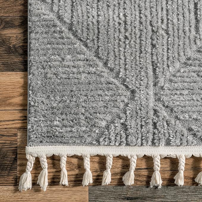 nuLOOM Kerry Light Grey, Soft and Cozy, High Traffic, Stain Resistant, Easy - Image 4
