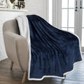 PAVILIA Sherpa Fleece Throw Blanket by PAVILIA