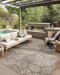 Loloi Dawn Collection Indoor/Outdoor DAW-05 Taupe 2'-3" x 7'-7" Runner Rug by Loloi